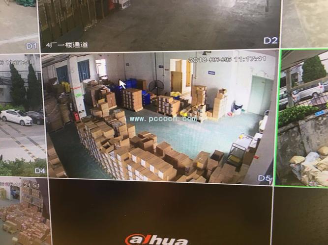 黄江电机工厂监控安装(增加8个400万poe星光级h265网络摄像头)